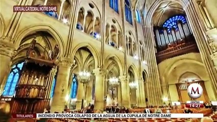 Imagenes virtuales de la catedral de Notre Dame