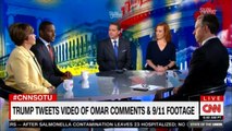 Jake Tapper's panel discuss Donald Trump tweets video of Omar comments & 9/11 footage. #JakeTapper #News #CNN #CNNSOTU #DonaldTrump