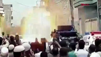 Teröristlerin sığındığı havaya uçuruldu