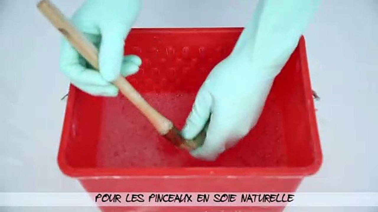 Comment s'y prendre pour bien nettoyer ses pinceaux et rouleaux après peinture?