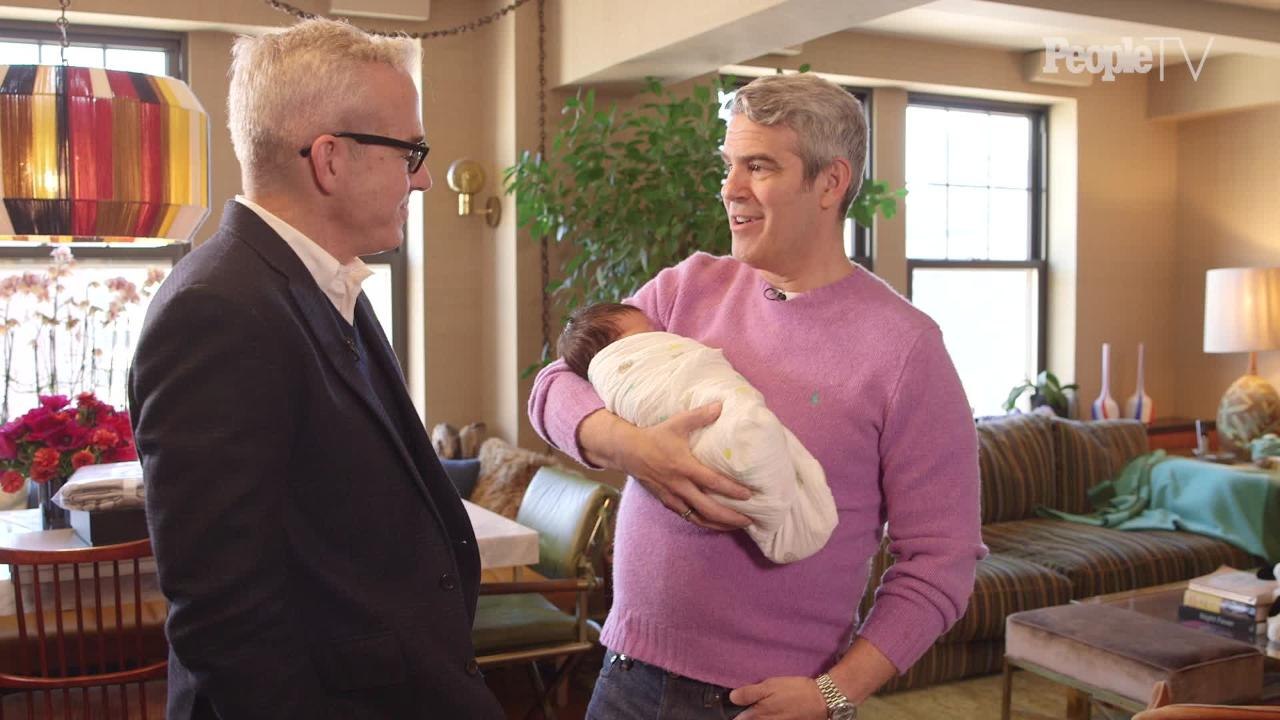 Andy Cohen Holds Baby Benjamin and Tells Him the Life Moments He's Looking Forward To