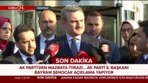 AK Parti İl Başkanı Bayram Şenocak açıklama yapıyor