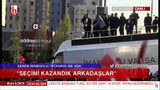 Ekrem İmamoğlu Şişli’de halka seslendi