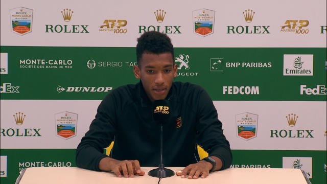 Monte-Carlo - Auger-Aliassime : Une surface agréable à jouer