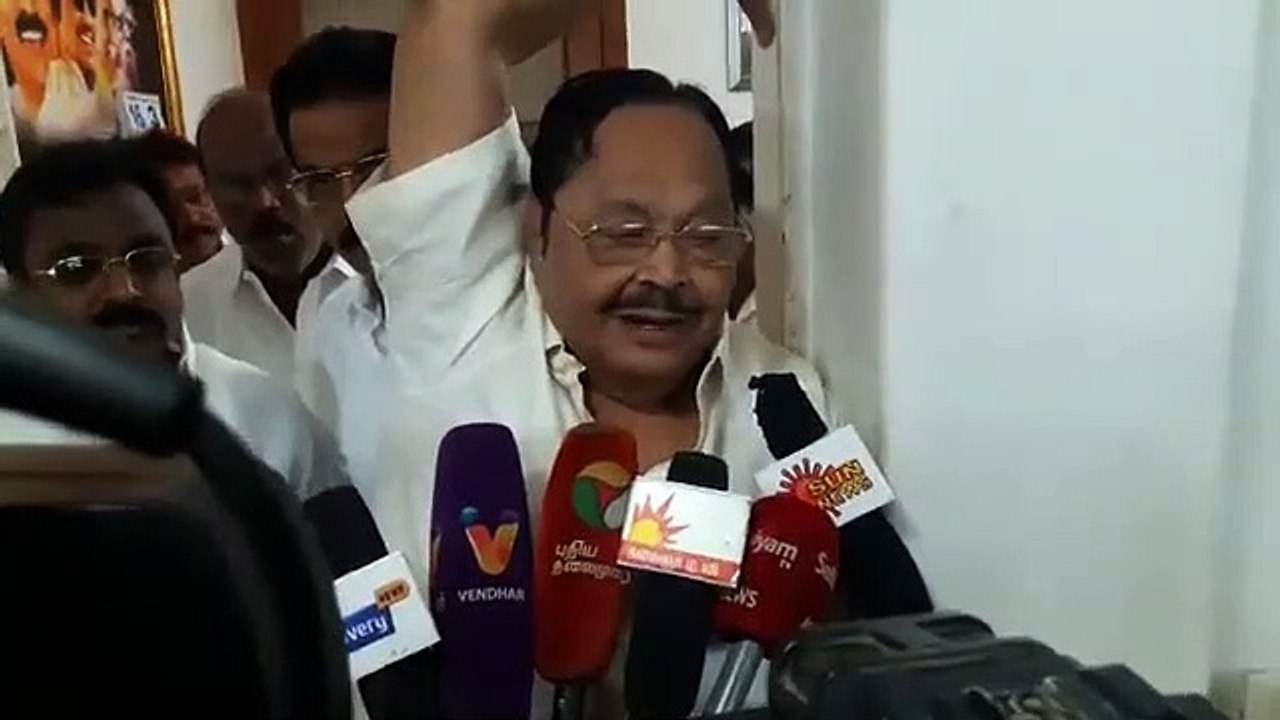 வேலூரில் தேர்தல் நிறுத்தப்பட்டது குறித்து துரைமுருகன் கண்டனம். இது திட்டமிட்ட சதி என பேச்சு DuraiMurugan about vellore election postponed
