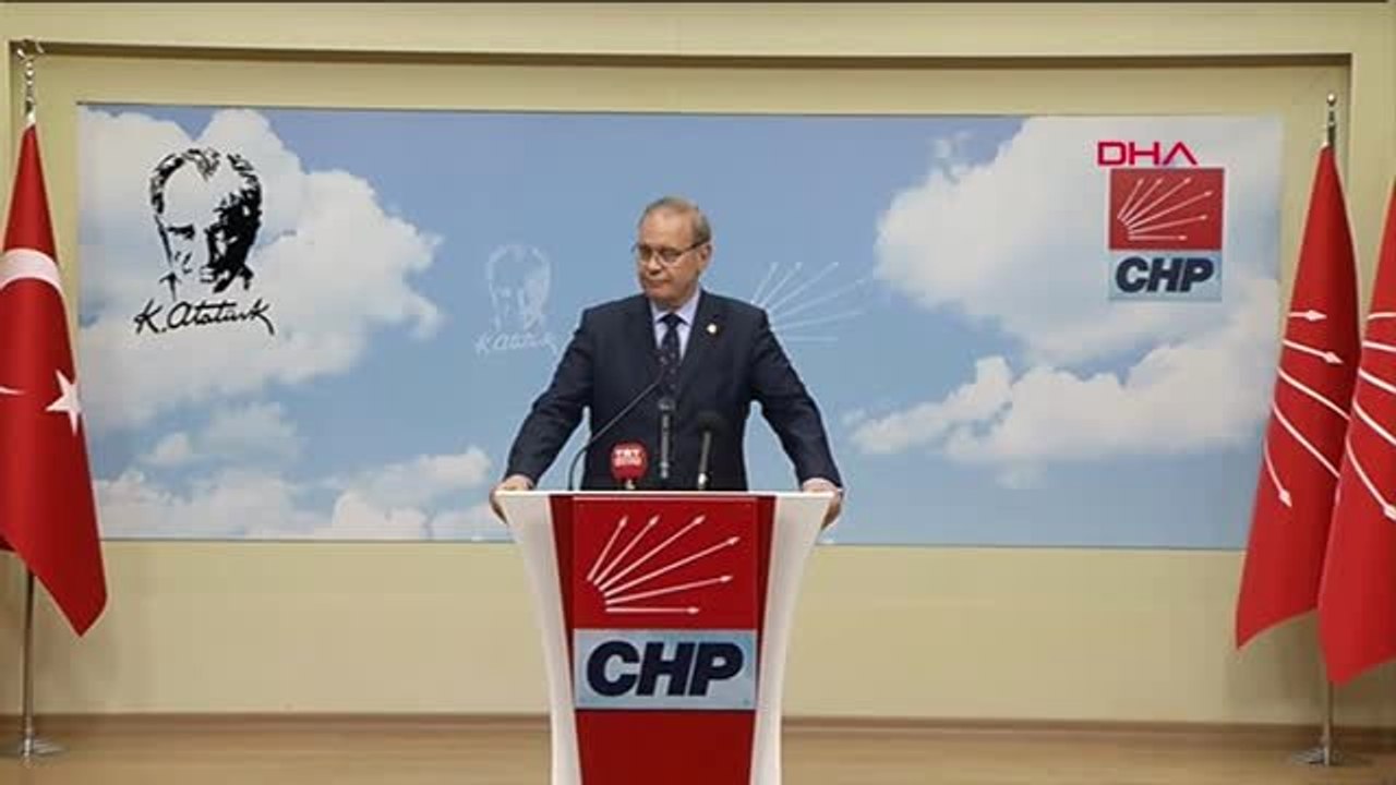 CHP Sözcüsü Faik Öztrak, Seçim Sürecine İlişkin Açıklamalarda Bulundu 1