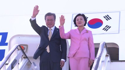 문 대통령, 투르크메니스탄 도착...중앙아 3국 순방 시작 / YTN