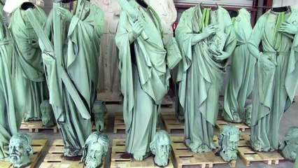 Incendie de Notre-Dame: en Dordogne, seize statues "miraculées"