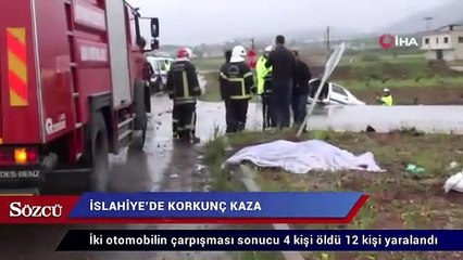 İslahiye’de korkunç kaza