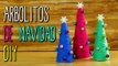 Mini Arbolitos de Navidad Creativos para Decorar | Manualidades para Navidad | DIY | Catwalk