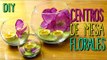 Centros de Mesa Fáciles con Flores y Velas -  Arreglos de mesa faciles DIY -  Catwalk