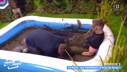 Matthieu Delormeau et Benjamin Castaldi dans une piscine de boue !