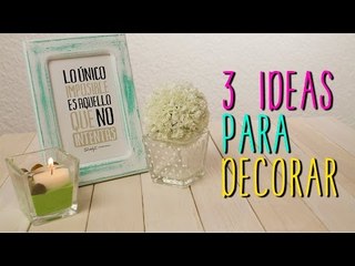 Скачать видео: 3 Ideas para decorar tu cuarto - DIY Estilo Vintage - Catwalk Manualidades