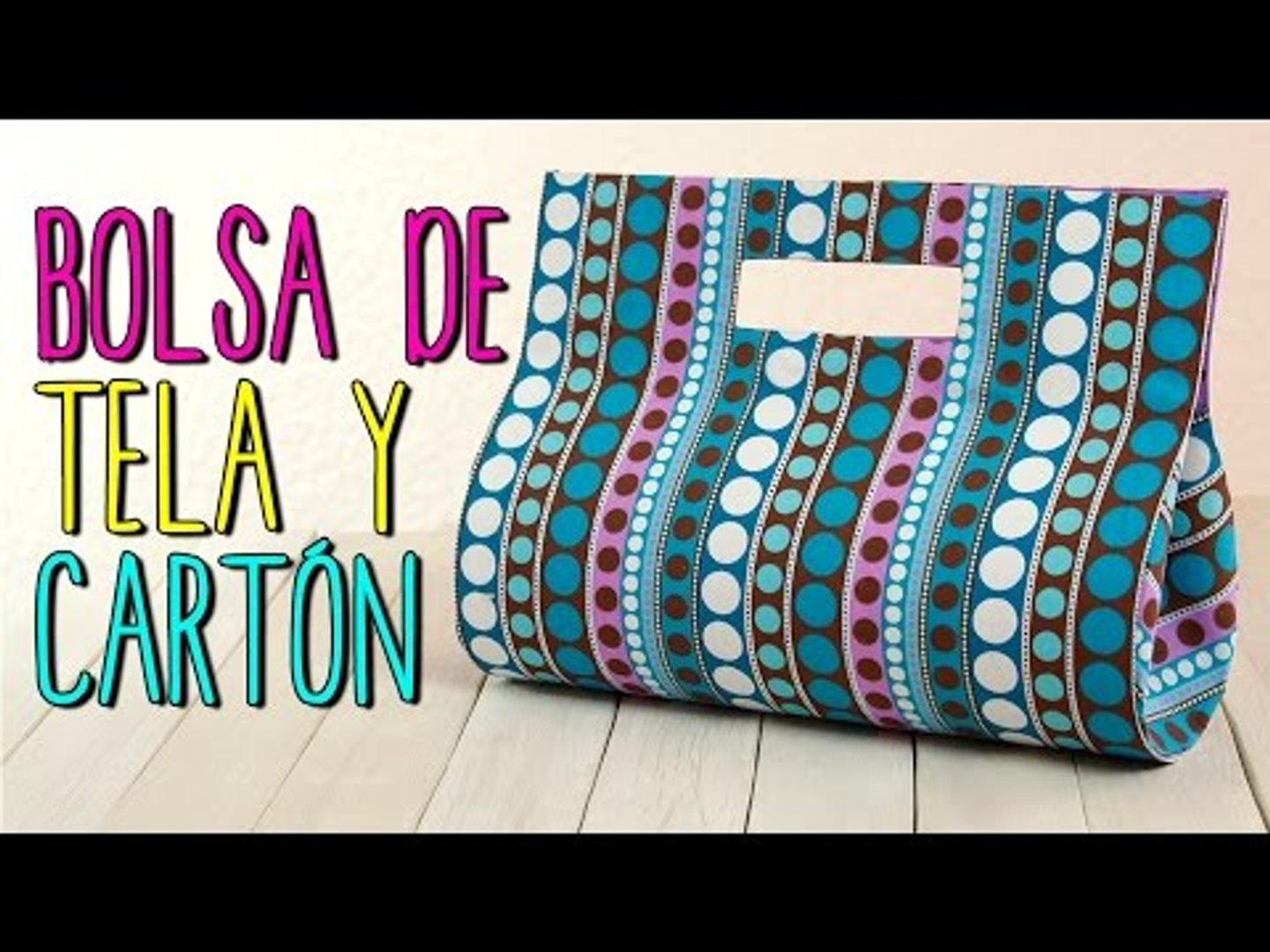 Bolsa de Tela - Paso a Paso Sin coser - Bolso de Fiesta de Cartón - Catwalk  Cartonaje - Vídeo Dailymotion