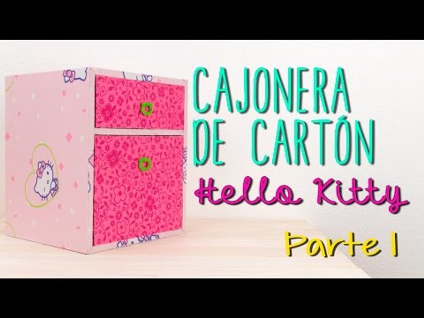 ORGANIZADOR DE MAQUILLAJE DE CARTON 3 EN 1 ✂️❤️ - Cartonaje Cartwalk 