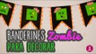 Decoraciones para Halloween - Zombies para niños - DIY - Manualidades Halloween - Catwalk