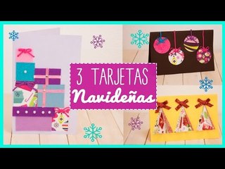 Download Video: Tarjetas de Navidad - 3 Ideas - Manualidades para Regalar en Navidad - DIY |Catwalk