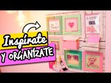 ¡Pizarrón Organizador de Cartón! Casero DE PARED para tu ESCRITORIO Manualidades - Catwalk