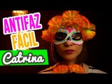 Idea Fácil para Día de Muertos!! | Antifaz de Catrina Súper Fácil | Disfraz de Catrina | Catwalk