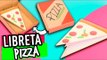 Libreta Casera de Cartón ¡Con forma de Pizza! DIY | Haz tus propias Libretas - Manualidades Catwalk