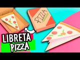 Libreta Casera de Cartón ¡Con forma de Pizza! DIY | Haz tus propias Libretas - Manualidades Catwalk