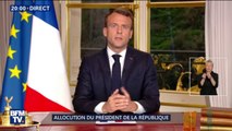 Emmanuel Macron annonce qu'il veut que la cathédrale Notre-Dame soit reconstruite en 5 ans