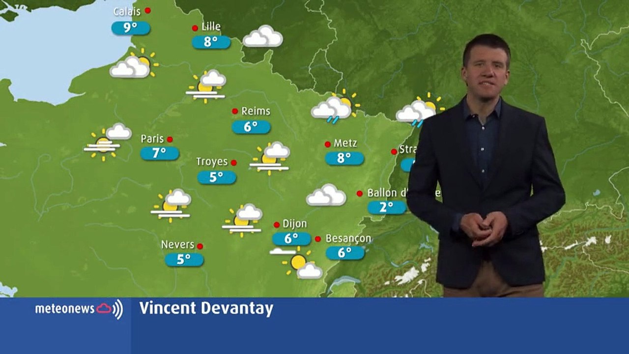 Ce mercredi, temps gris le matin, éclaircies l'après-midi avec des températures en hausse