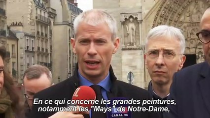 Notre-Dame: des objets sauvés de l'incendie à l'Hôtel de Ville