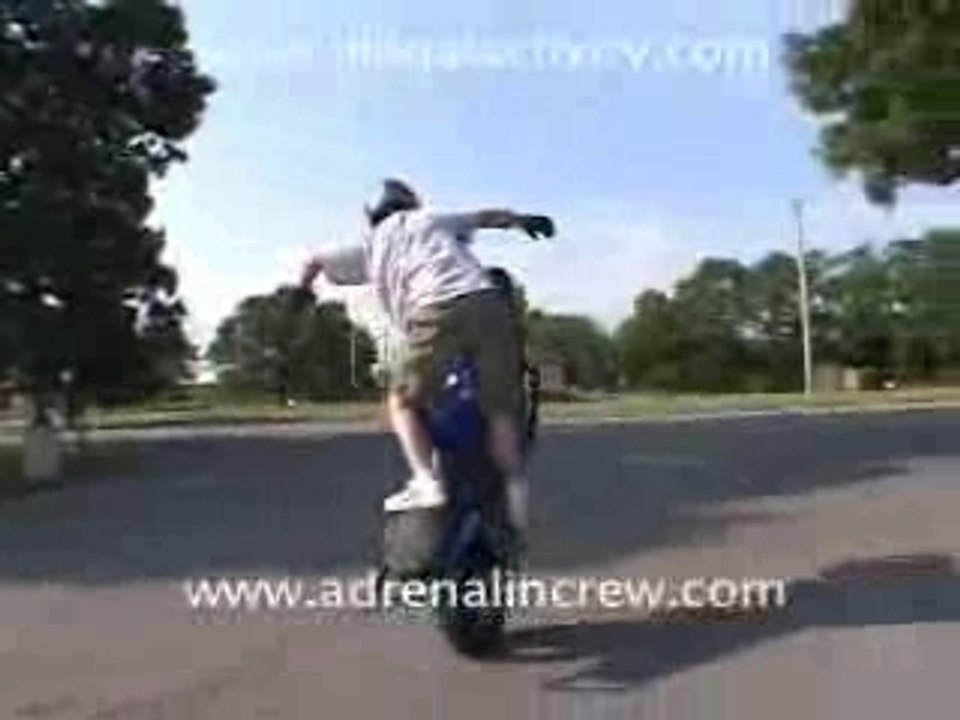 Motard en folie