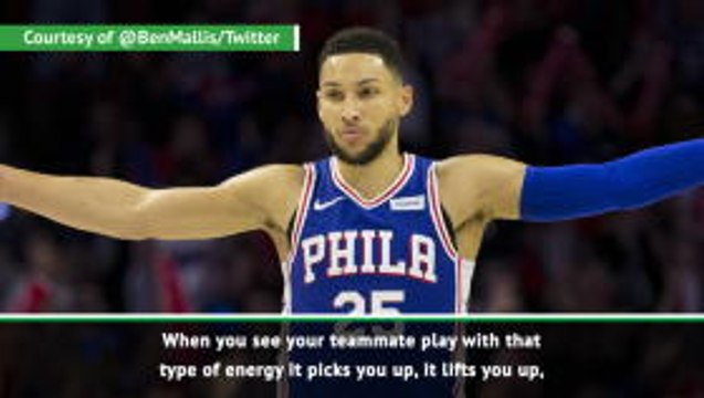 Embiid lauds Simmons as Philly level series