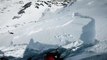 Triggered Avalanche Doesn't Stop This Skier