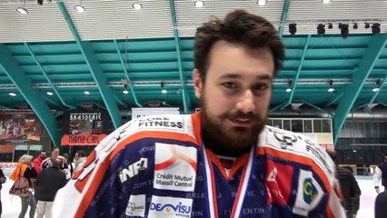 Hockey sur glace 2019-04-13 Interview François Faure - Attaquant des Sangliers Arvernes