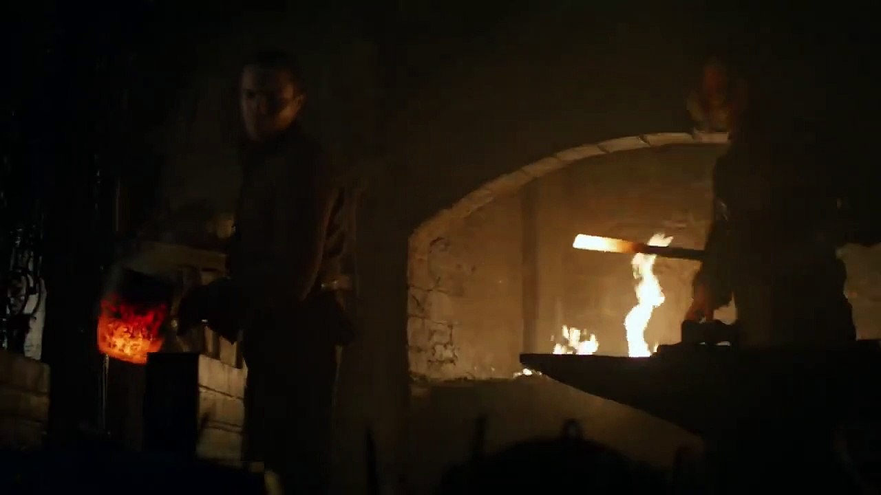 Arya Stark meeting Gendry and The Hound  Game of Thrones S08E01