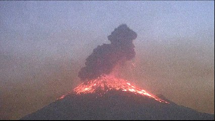 People unfazed even as Mexico's Popocatepetl spews lava, ash