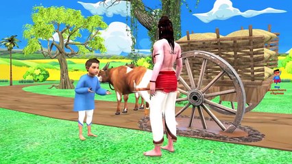 Bullock Cart Story | English Moral Stories For Kids | Cartoon For Children | Best Cartoon Movies