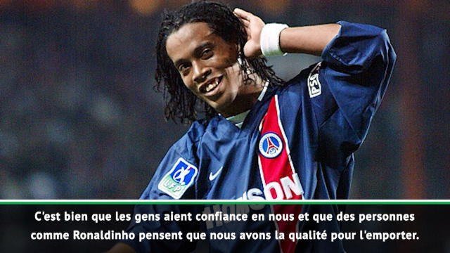 Quarts - Pochettino : Si Ronaldinho dit que nous allons la gagner...