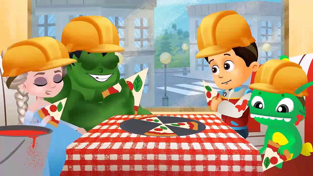 Paw Patrol & Groovy le Martien - Ryder et le Maréchal, le pompier chiot, utiliser son camion de pompiers de la machine