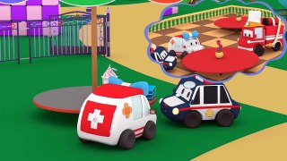 Let's clean up the CAKE FIGHT mess! Tiny Town: Street Vehicles Ambulance Police Car Fire Truck