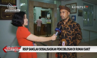 RSUP Sanglah Siapkan TPS Untuk Pasien dan Staf yang Bertugas