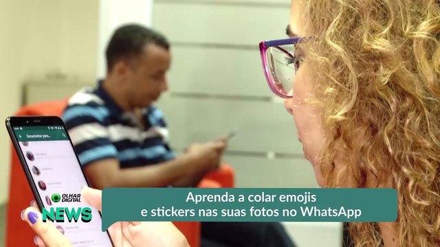 Aprenda a colar emojis e stickers nas suas fotos no WhatsApp