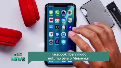 Facebook libera modo noturno para o Messenger