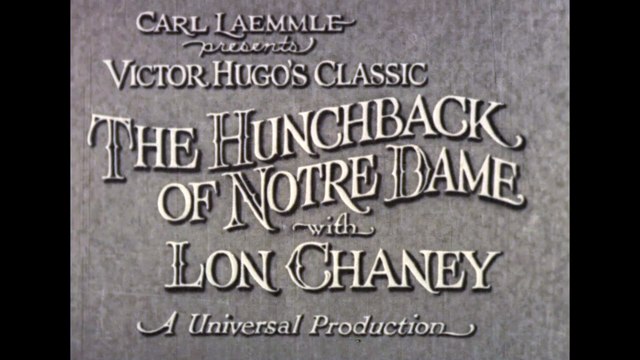 Lon Chaney The Hunchback of Notre Dame (1923)