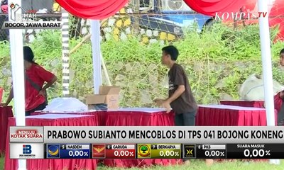 Télécharger la video: Prabowo Subianto Mencoblos di TPS 041 Bojong Koneng