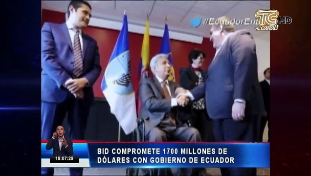 Presidente visitó el Banco Interamericano de desarrollo