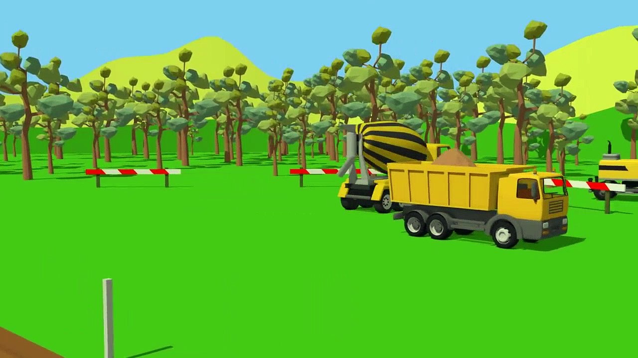 #Pelles et de Camions à benne POUR les bébés | Rue de Véhicules pour les enfants | Pojazdy Drogowe Koparki Vidéo