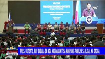 Pres. #Duterte, may babala sa mga nagdadawit sa kanyang pamilya sa iligal na droga