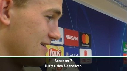 Quarts - De Ligt répond aux rumeurs
