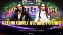 WWE 2K19 Selena Gomez vs Miley Cyrus