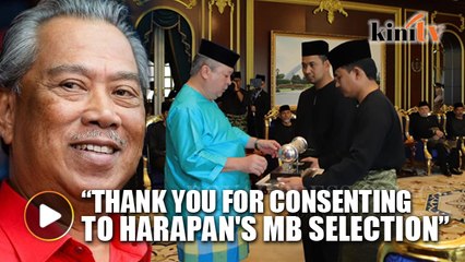 Muhyiddin thanks sultan, PM over MB selection
