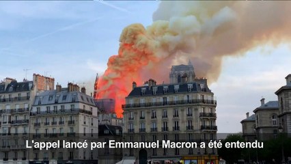 Le secteur privé promet 700 millions d'euros pour Notre-Dame